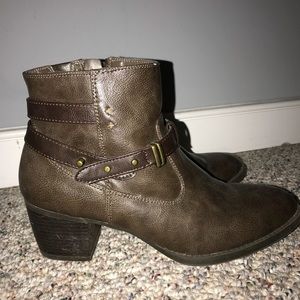 Brown booties